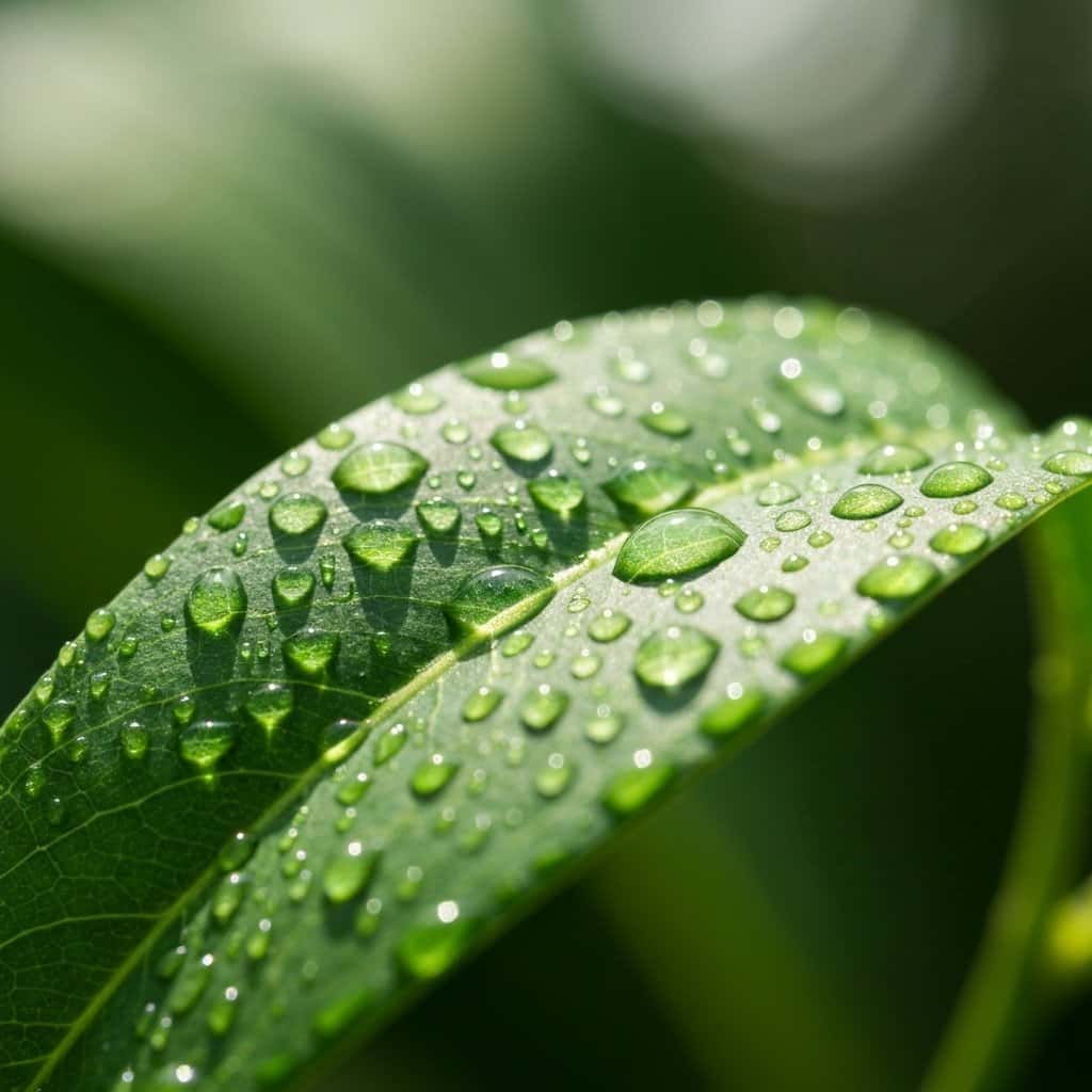 Transpiracja, ewaporacja, gutacja – tajemnice gospodarki wodnej roślin