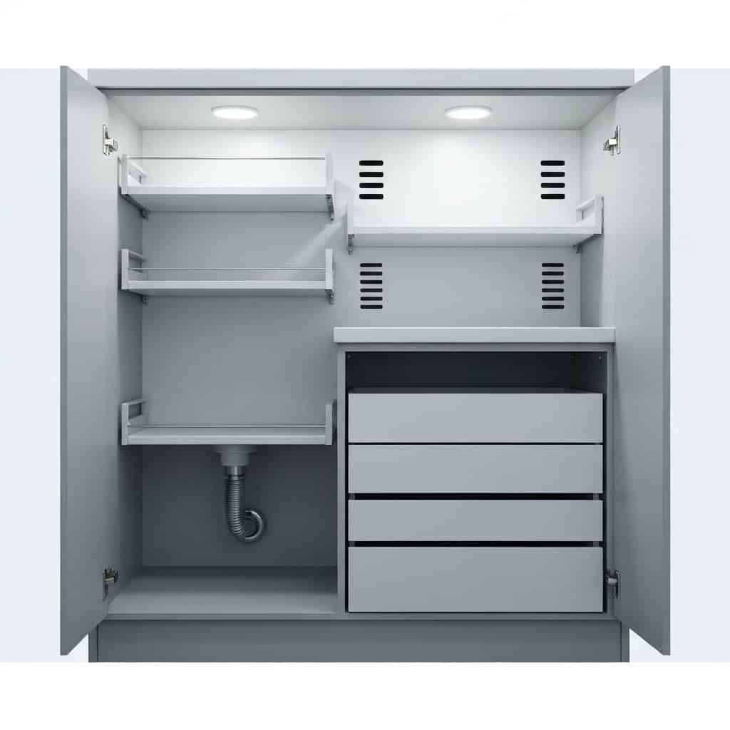 Walka z wilgocią w szafce pod zlewem: Skuteczne metody i zapobieganie