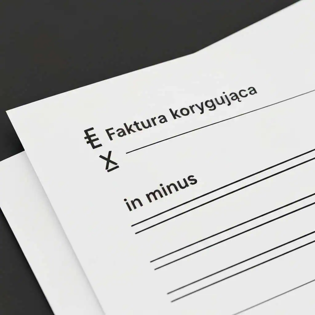 Faktura korygująca „in minus” – wzór i zasady wystawiania